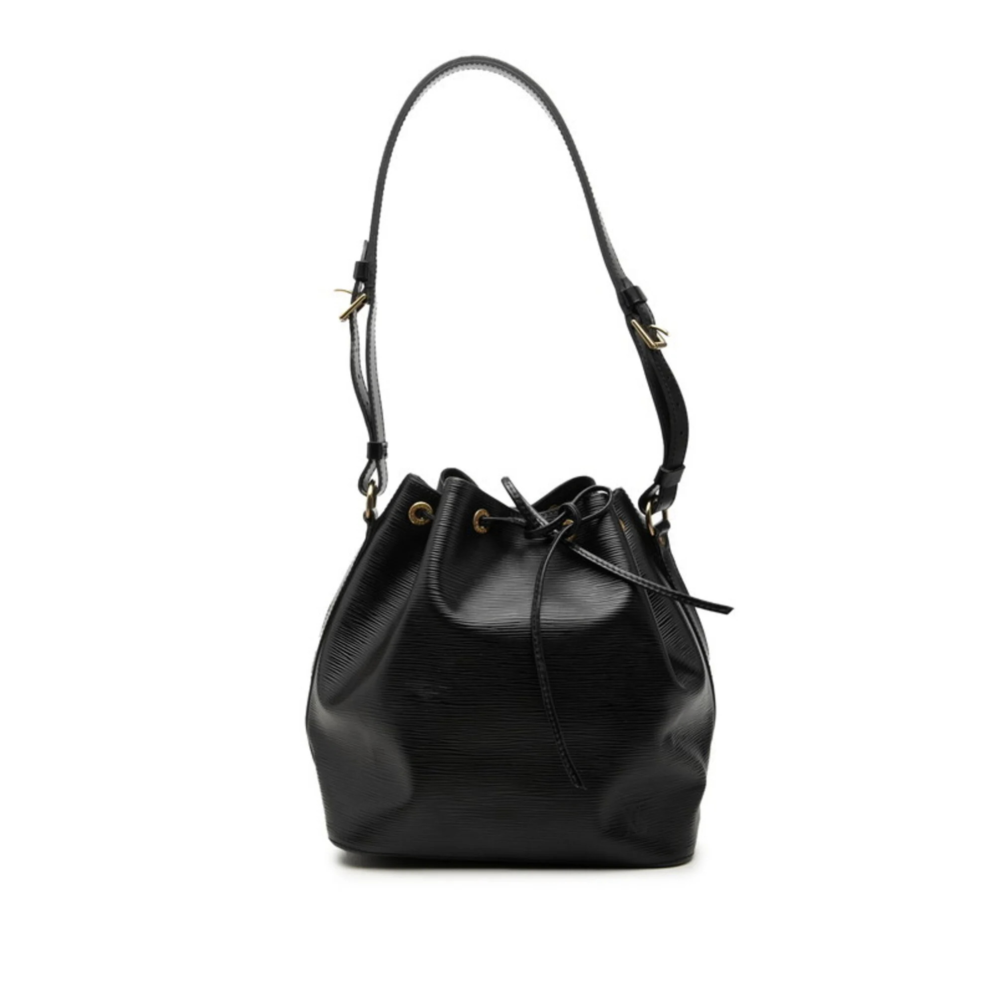 Louis Vuitton Epi Petit No Shoulder Bag M59012 Noir Black Leather Women's Lo...